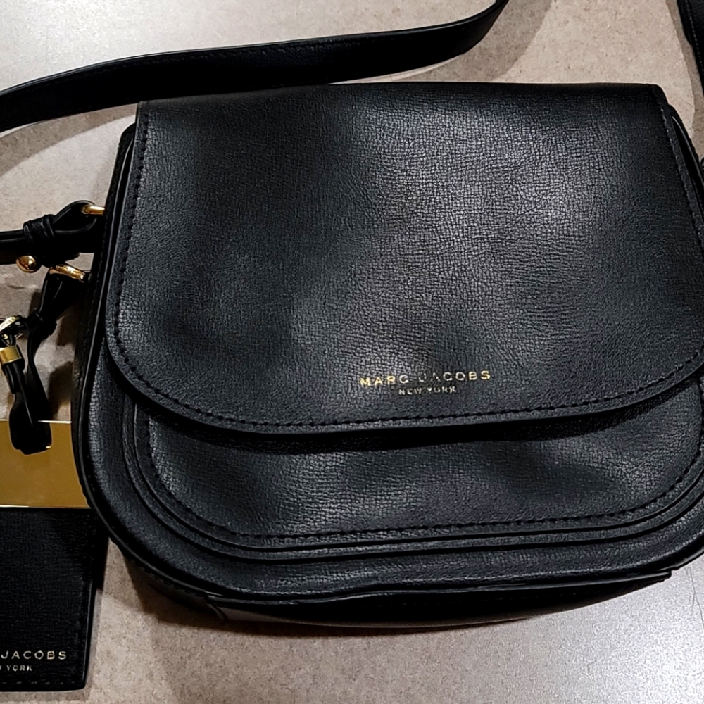 Marc Jacob's black sachel purse.